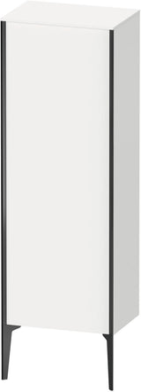 Duravit XViu Halbhochschrank 500x360x1330 mm, 1 Tür rechts, Tip-on, Weiß Matt