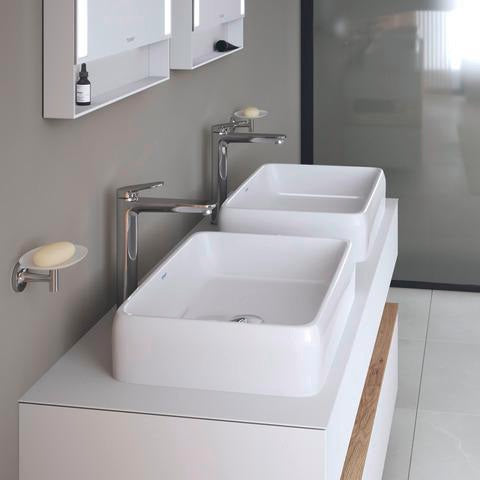 DURAVIT Qatego Aufsatzbecken 500 mm Weiß HygieneGlaze ohne Hahnloch und Überlauf
