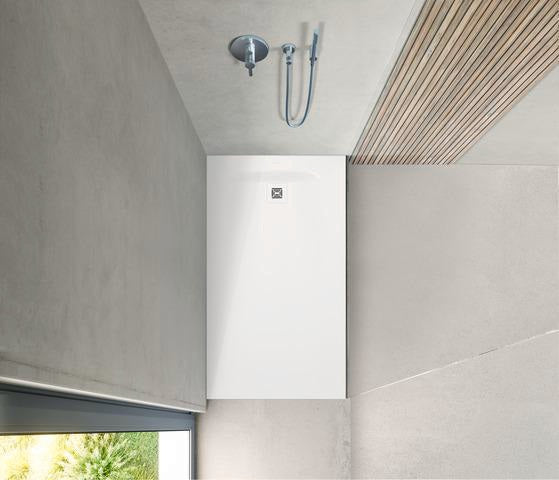 DURAVIT Sustano Duschwanne 1400x900x30 mm Mineralguss Weiß, bodenbündig & Halbeinbau