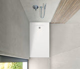 DURAVIT Sustano Duschwanne 1400x900x30 mm Mineralguss Weiß, bodenbündig & Halbeinbau