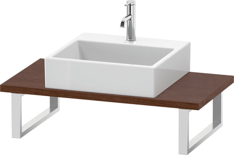 DURAVIT L-Cube Konsole Compact 1 Ausschnitt, 30x480x800 mm, Dolomiti Grey HGL