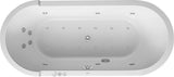 DURAVIT Starck Whirlwanne 1800x800mm Einbau Oval Acryl mit Air-System und 2 Rückenschrägen Weiß