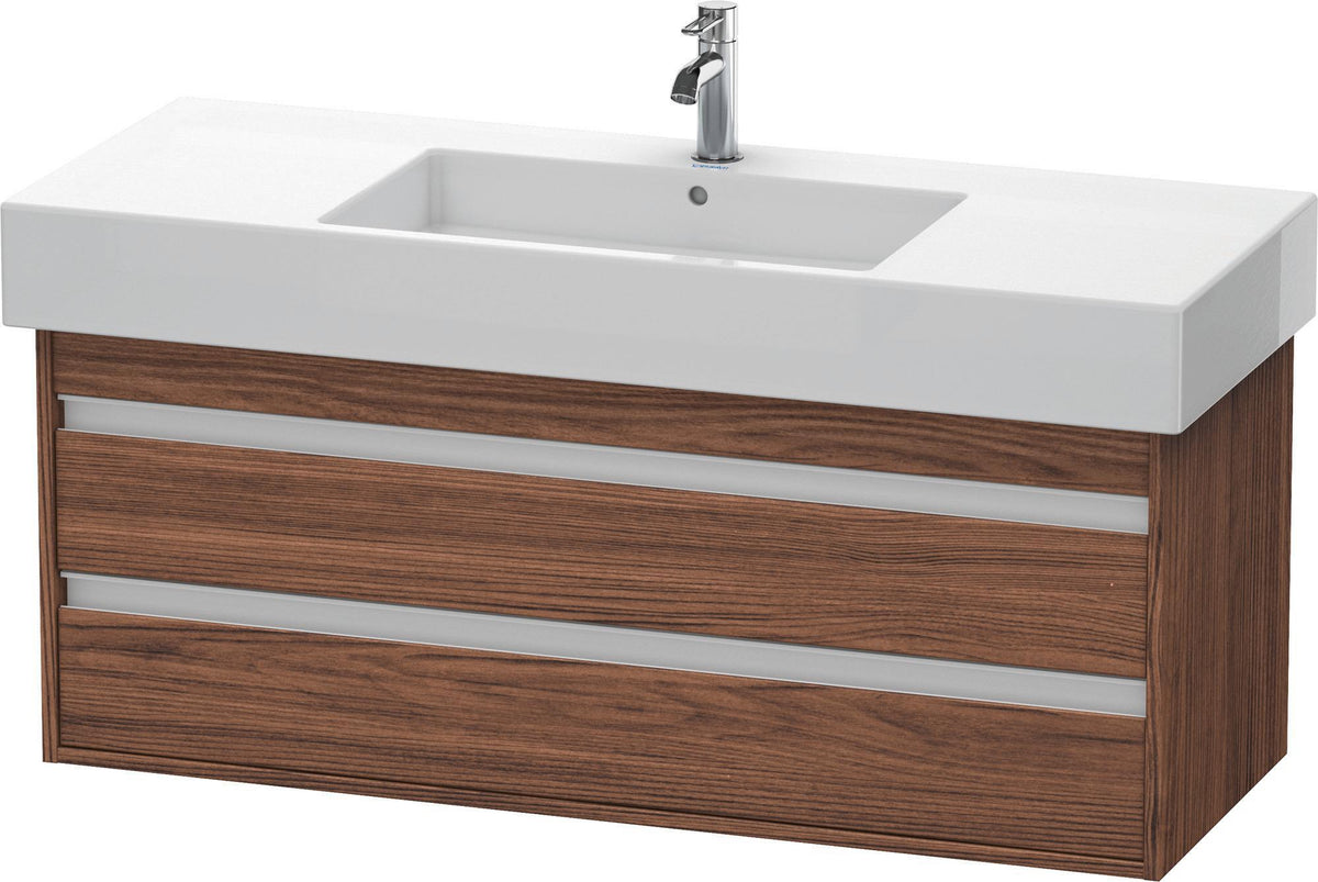 DURAVIT Ketho Waschtischunterbau 1200 mm wandhängend basalt matt 2 Schubkästen