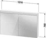 DURAVIT Spiegelschrank BETTER mit LED-Beleuchtung, 760 mm, Anschlag links, Front- und Innenspiegel