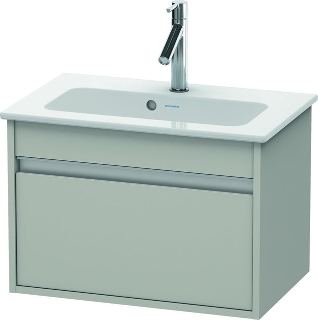 DURAVIT Ketho Waschtischunterbau 600 mm betongrau matt mit 1 Auszug und Soft-Close