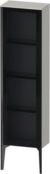DURAVIT XViu Halbhochschrank 1330x400x240 mm, Glasfront betongrau matt, rechts, Push-Open