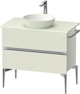 DURAVIT Sivida Waschtischunterbau 845 mm Eiche mit 2 Schubkästen und Soft-Close