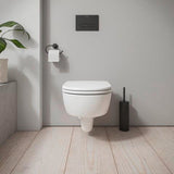 DURAVIT D-Code 2.0 WC-Sitz ohne Absenkautomatik, abnehmbar, Edelstahlscharniere, Weiß