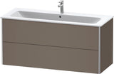 Duravit XSquare Waschtischunterbau 610 mm Nachtblau Seidenmatt mit 2 Schubkästen