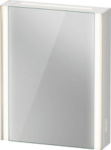 DURAVIT XViu Spiegelschrank 800x620x156 mm champagner matt, Anschlag links, LED-Beleuchtung, Steckdose