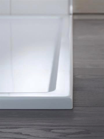 DURAVIT Starck Slimline Duschwanne 1200x800x55 mm Weiß Sanitäracryl von Philippe Starck