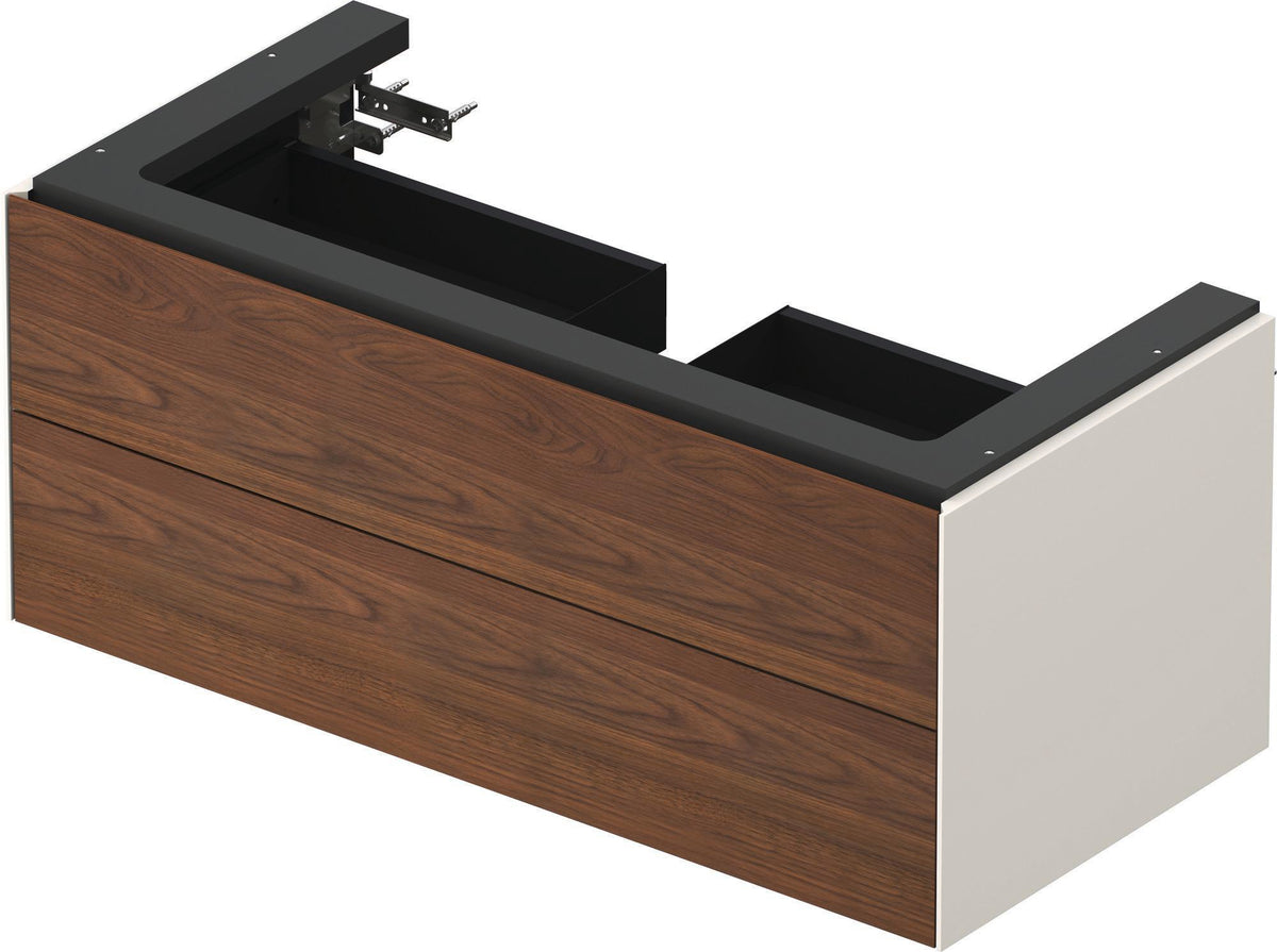 DURAVIT White Tulip Waschtischunterbau 984 mm, 2 Schubkästen, weiß seidenmatt