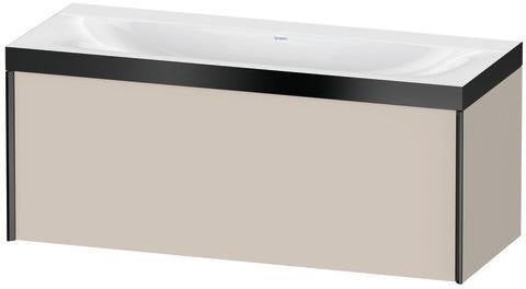 Duravit Möbelwaschtischset XViu 1200x480mm mit Unterbau, 1 Auszug, Ahorn mitte