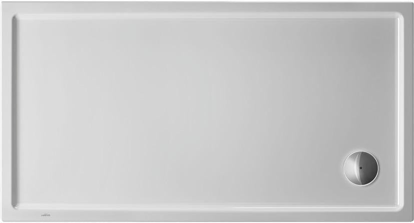 DURAVIT Starck Slimline Duschwanne 1400x750 mm Weiß Sanitäracryl mit Antislip