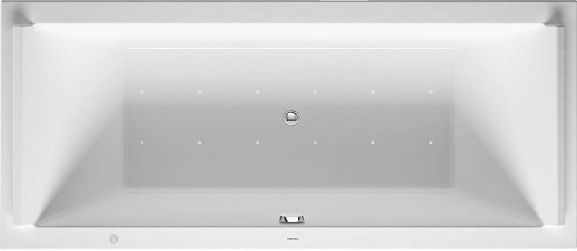 DURAVIT Starck Whirlwanne Rechteck 1800x800 mm Weiß mit Combi-System L, 18 Düsen und Unterwasserbeleuchtung