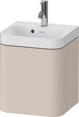 DURAVIT Happy D.2 c-shaped Waschtischset 400x360x480 mm wandhängend mit Tip-on Technik und Überlauf