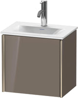 Duravit XViu Waschtischunterbau wandhängend 1 Tür 430 mm dolomiti grey hochglanz
