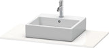 Duravit Konsole XSquare 800x550x16 mm Dolomiti Grey Hochglanz mit Ausschnitt