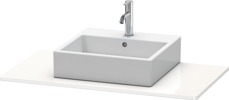 Duravit Konsole XSquare 800x550x16 mm Dolomiti Grey Hochglanz mit Ausschnitt