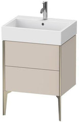 Duravit Waschtischunterbau XVIU 584x734x454mm mit 2 Auszügen in Ahorn mittel – passend für Vero Air 235060