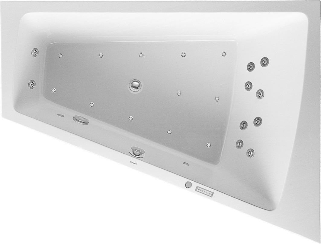 DURAVIT Whirlwanne Paiova 1700x1300mm Weiß Einbauversion Ecke rechts Combi L