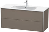 Duravit XSquare Waschtischunterbau 610 mm Nachtblau Seidenmatt mit 2 Schubkästen