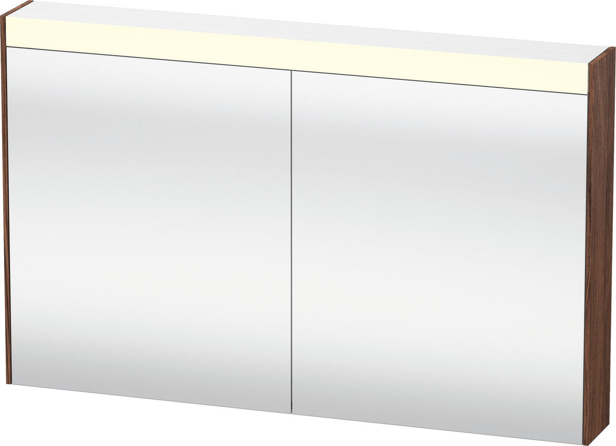 DURAVIT Brioso Spiegelschrank Betongrau 1020 mm mit LED-Beleuchtung und Steckdose