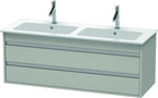 betongrau matt / 2 Schubladen / grau