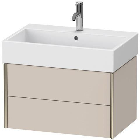 Duravit XVIU Waschtischunterbau 684 mm in Seidenmatt für Vero Air – Wandhängend mit 2 Schubkästen