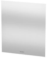 DURAVIT Licht & Spiegel Wandspiegel 600x700mm IP44 mit Beleuchtung und Schalter – matt, inkl. Befestigungsmaterial