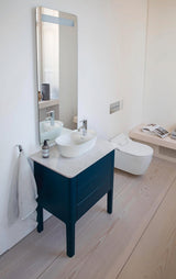 Duravit Luv Waschtischunterbau bodenstehend 638 mm Taupe Seidenmatt mit Auszug