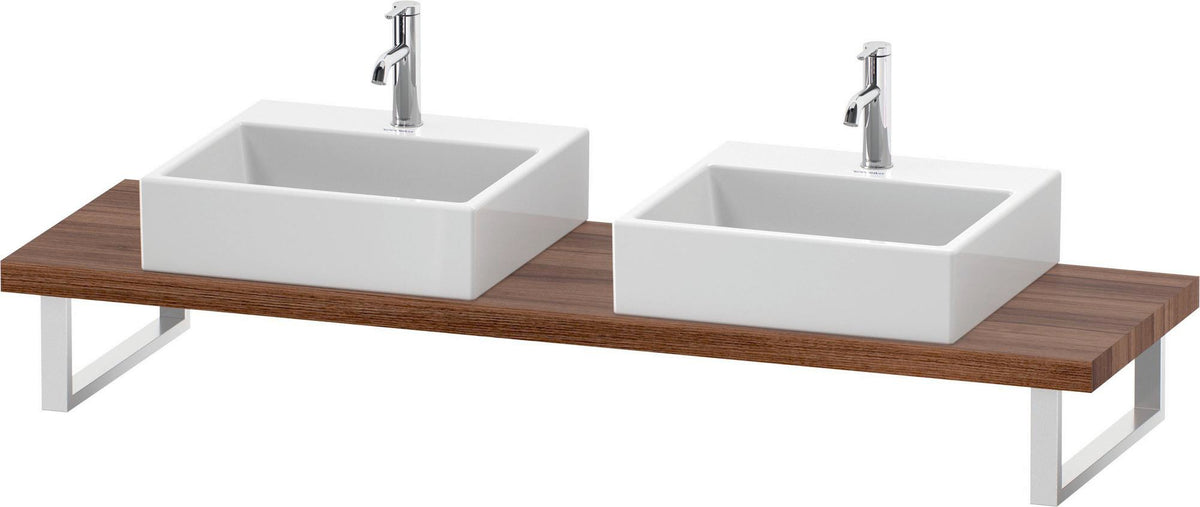 DURAVIT DuraStyle Konsole variabel 2 Ausschnitte 45x480 mm Weiß Matt – Wandhängend