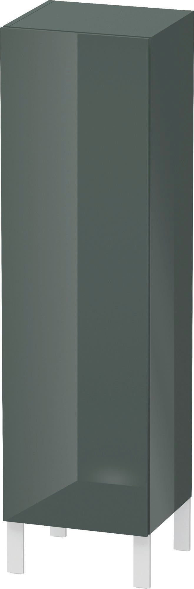 DURAVIT L-Cube Halbhochschrank 250 mm amerikanisch nussbaum, 1 Tür, Anschlag links, wandhängend