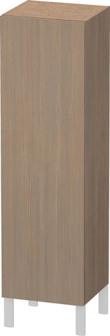 DURAVIT L-Cube Halbhochschrank 250 mm amerikanisch nussbaum, 1 Tür, Anschlag links, wandhängend