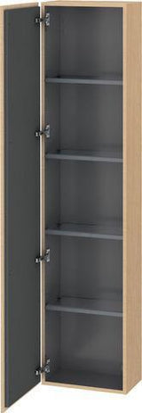 DURAVIT L-Cube Hochschrank 1760 mm Eiche Natur, 1 Tür mit Soft-Close, wandhängend