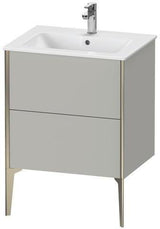 Duravit Waschtischunterbau XVIU 610x834x480mm 2 Auszüge Nussbaum mitte