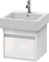 DURAVIT Ketho Waschtischunterbau wandhängend 440x450x410 mm 1 Auszug basalt matt