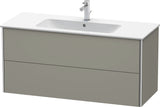Duravit XSquare Waschtischunterbau 610 mm Nachtblau Seidenmatt mit 2 Schubkästen