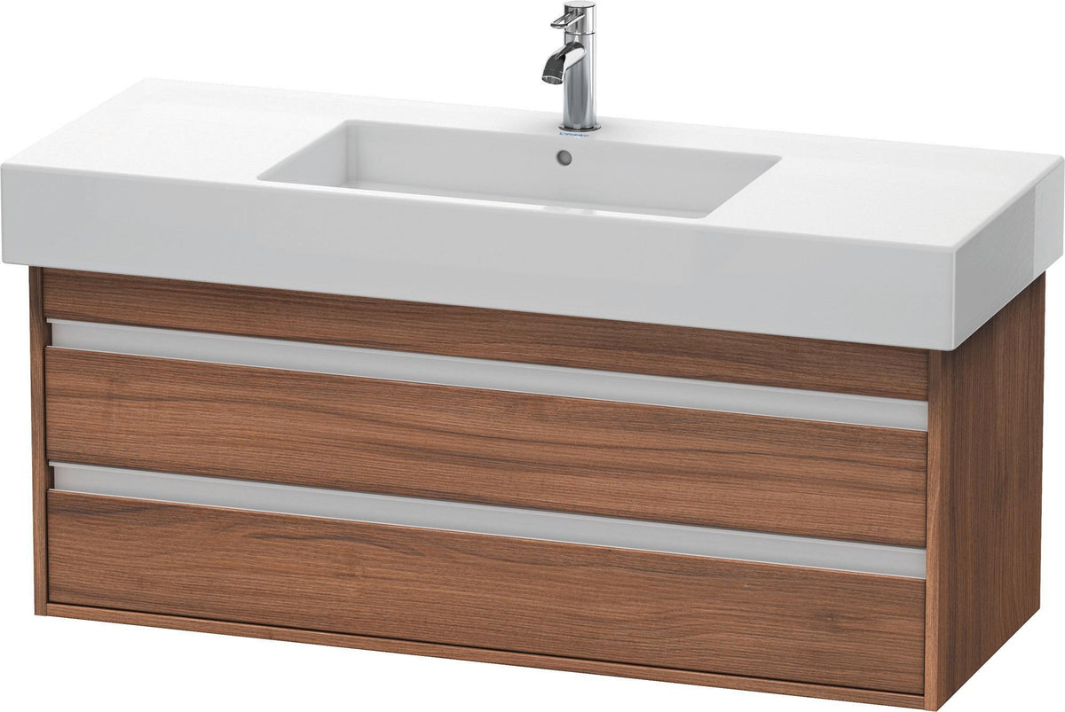 DURAVIT Ketho Waschtischunterbau 1200 mm wandhängend basalt matt 2 Schubkästen