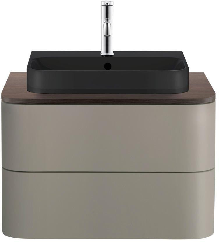 Duravit Konsole Happy D.2+ 650x480mm Weiß Hochglanz mit 1 Ausschnitt
