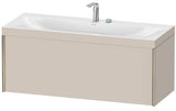 Duravit Möbelwaschtischset XViu 1200x480mm mit Unterbau, 1 Auszug, Ahorn mitte