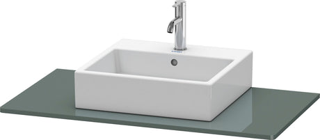 Duravit Konsole XSquare 800x550x16 mm Dolomiti Grey Hochglanz mit Ausschnitt