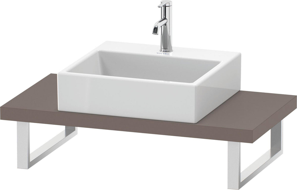 Duravit DuraStyle Konsole variabel 480 mm weiß matt – wandhängend mit Ausschnitt