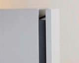DURAVIT L-Cube Hochschrank 243x400x1760mm Nussbaum Dunkel, 1 Tür, wandhängend