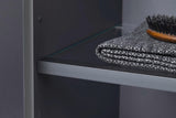 DURAVIT Hochschrank L-Cube 243x400x1760mm nussbaum gebürstet, 1 Tür rechts, Soft-Close