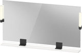 DURAVIT Sivida Spiegel 1330x650 mm mit LED-Beleuchtung, Sensorschalter & Dimmfunktion