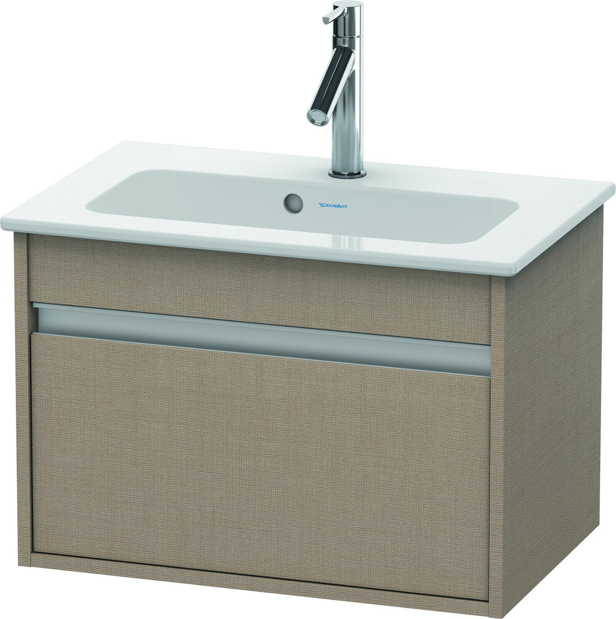 DURAVIT Ketho Waschtischunterbau 600 mm betongrau matt mit 1 Auszug und Soft-Close