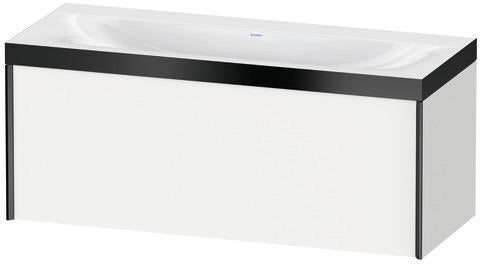 Duravit Möbelwaschtischset XViu 1200x480mm mit Unterbau, 1 Auszug, Ahorn mitte