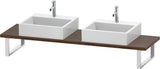 Duravit DuraStyle Compact Konsole 2 Ausschnitte 30x480x800 mm Weiß Matt – Variable Breite
