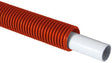 MULTITUBO Verbundrohr 16x2mm weiß mit rotem Schutzrohr – 75 m Rolle